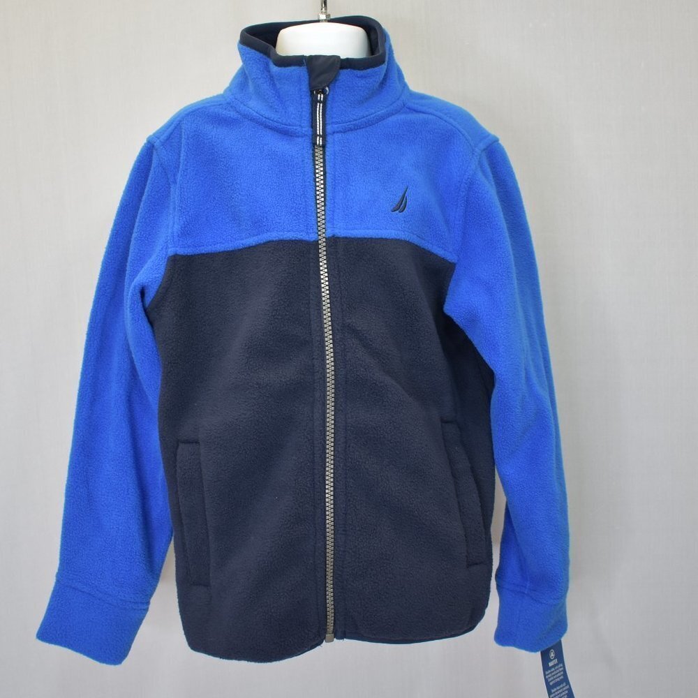 Nautica‎ Boys' Little Full-Zip Fleece Jacket Lapis Blue SZ L (6)